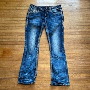 Rock Revival Dark Blue Boot Cut Jeans